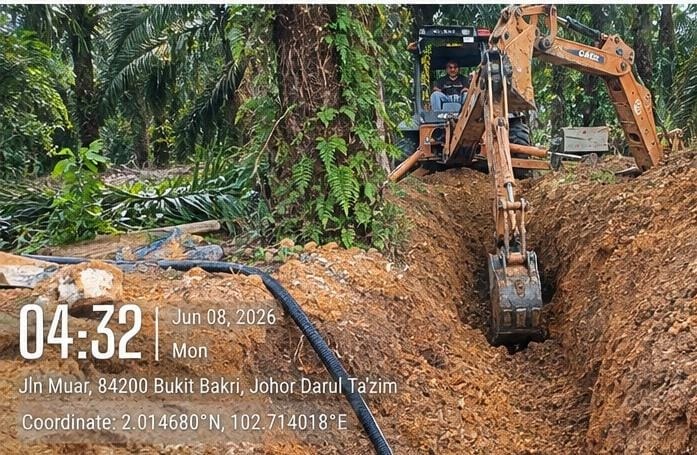 HDD and underground civil works in Muar
